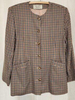 Vintage Beechers Brook Women's Blazer Jacket Plaid Size 12 Canada